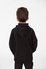 Boy's Tomato Two Pieces Hoodie And Sweatpants Training Suit