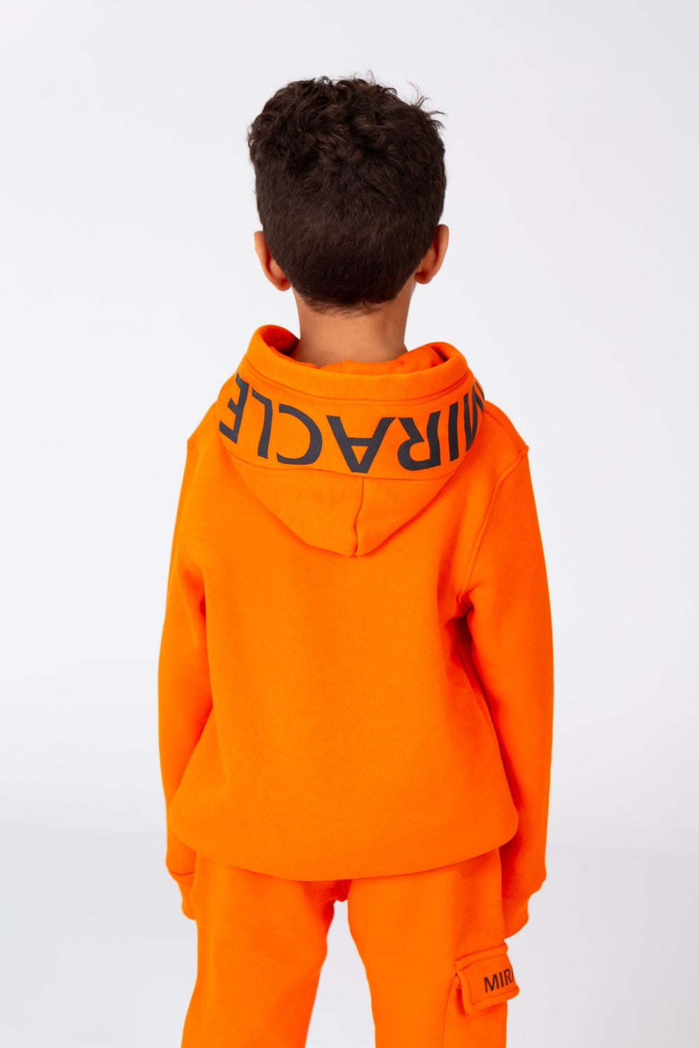Boy's Winter Hoodie And Sweatpants Printed Training Suit In Milton Material