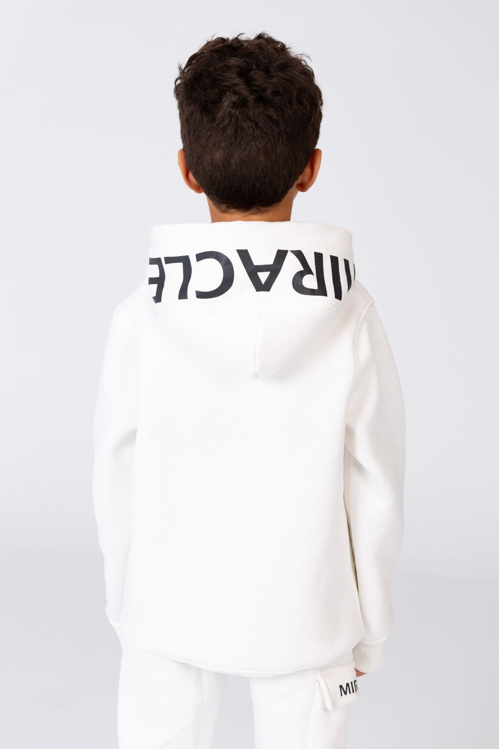 Boy's Winter Hoodie And Sweatpants Printed Training Suit In Milton Material