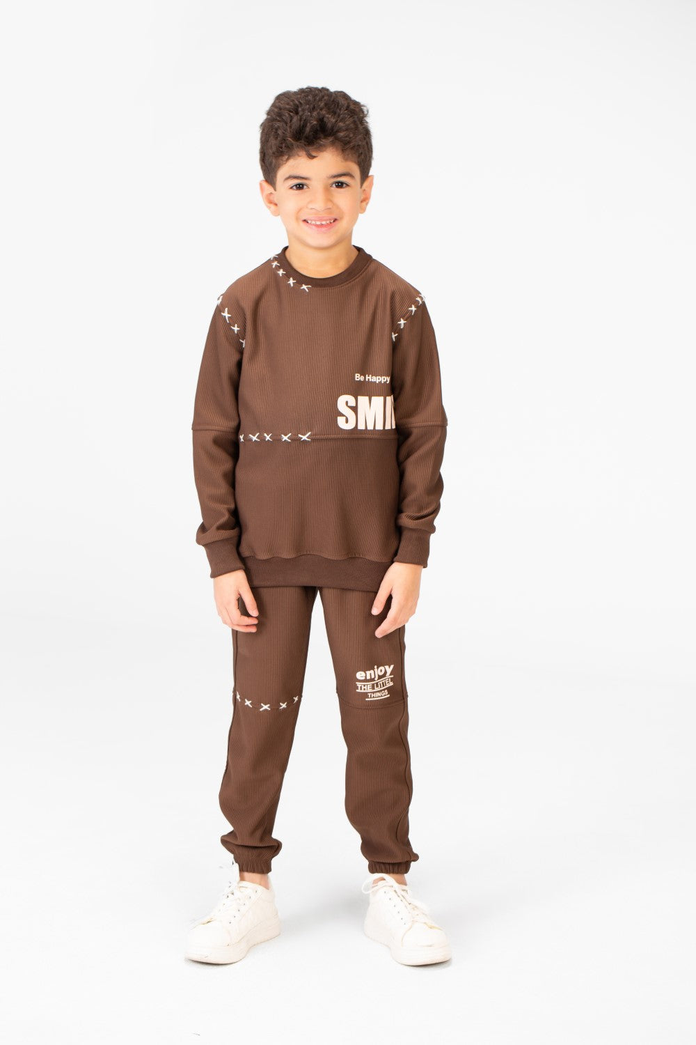 بدلة تدريب ميلتون مطبوعة للأولاد من قطعتين