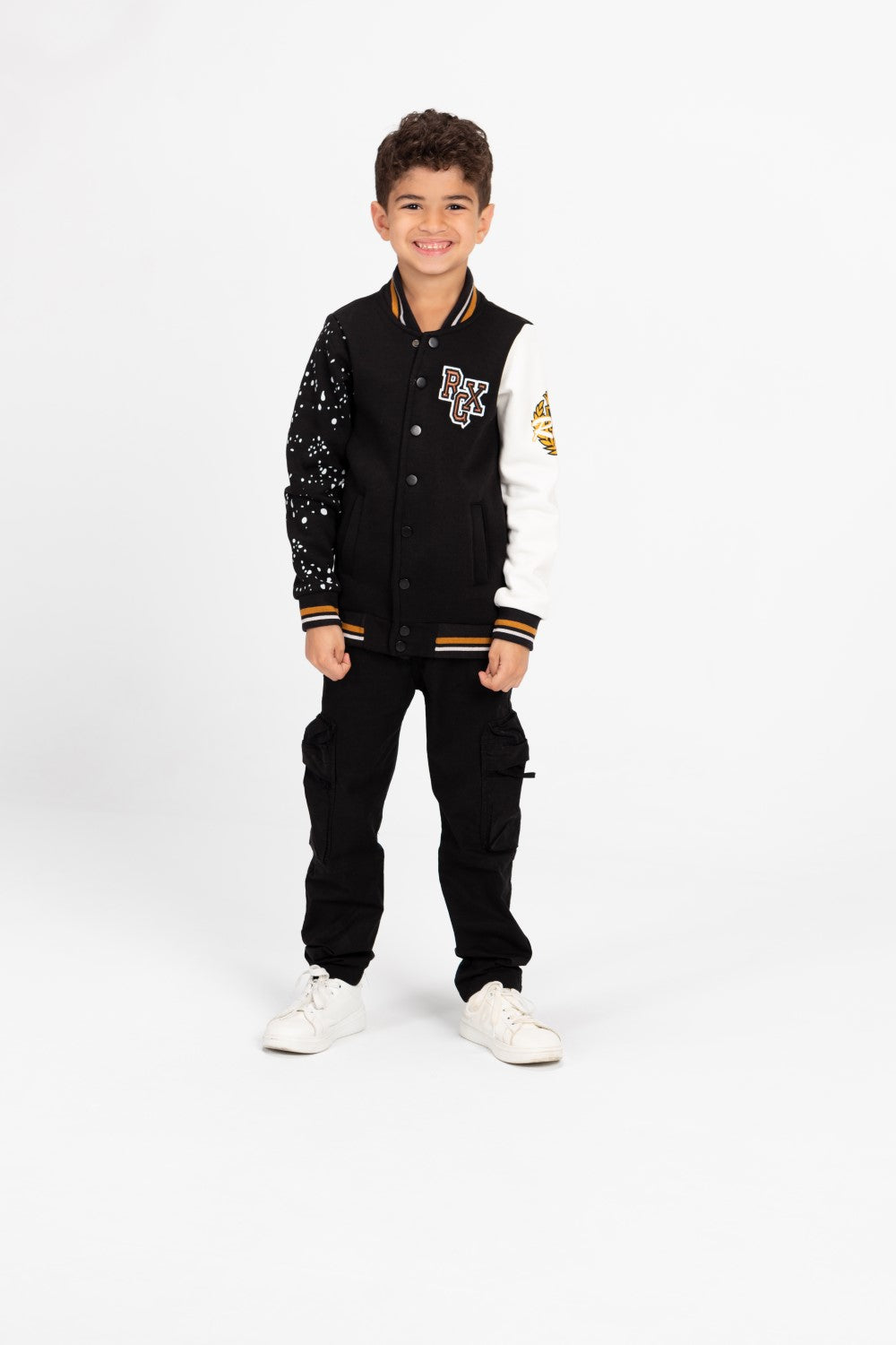 سويت شيرت بيسبول مطبوع للأولاد