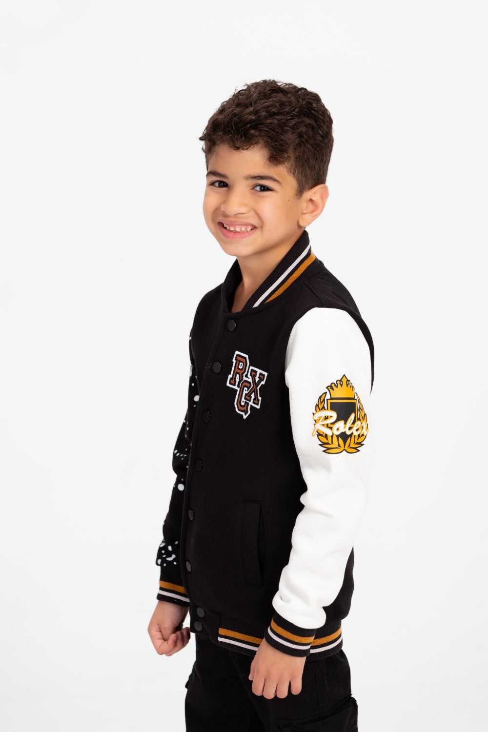 سويت شيرت بيسبول مطبوع للأولاد