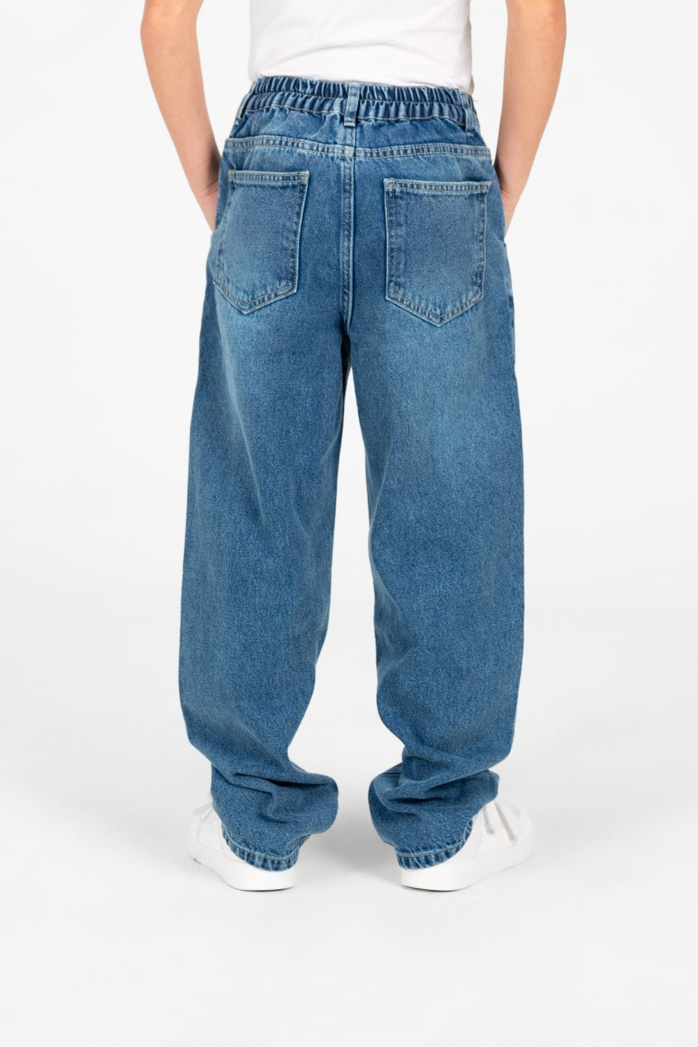 Boy's Boyfriend Jeans Pants In Modern Design