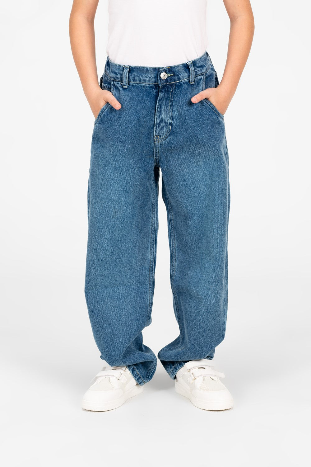 Boy's Boyfriend Jeans Pants In Modern Design