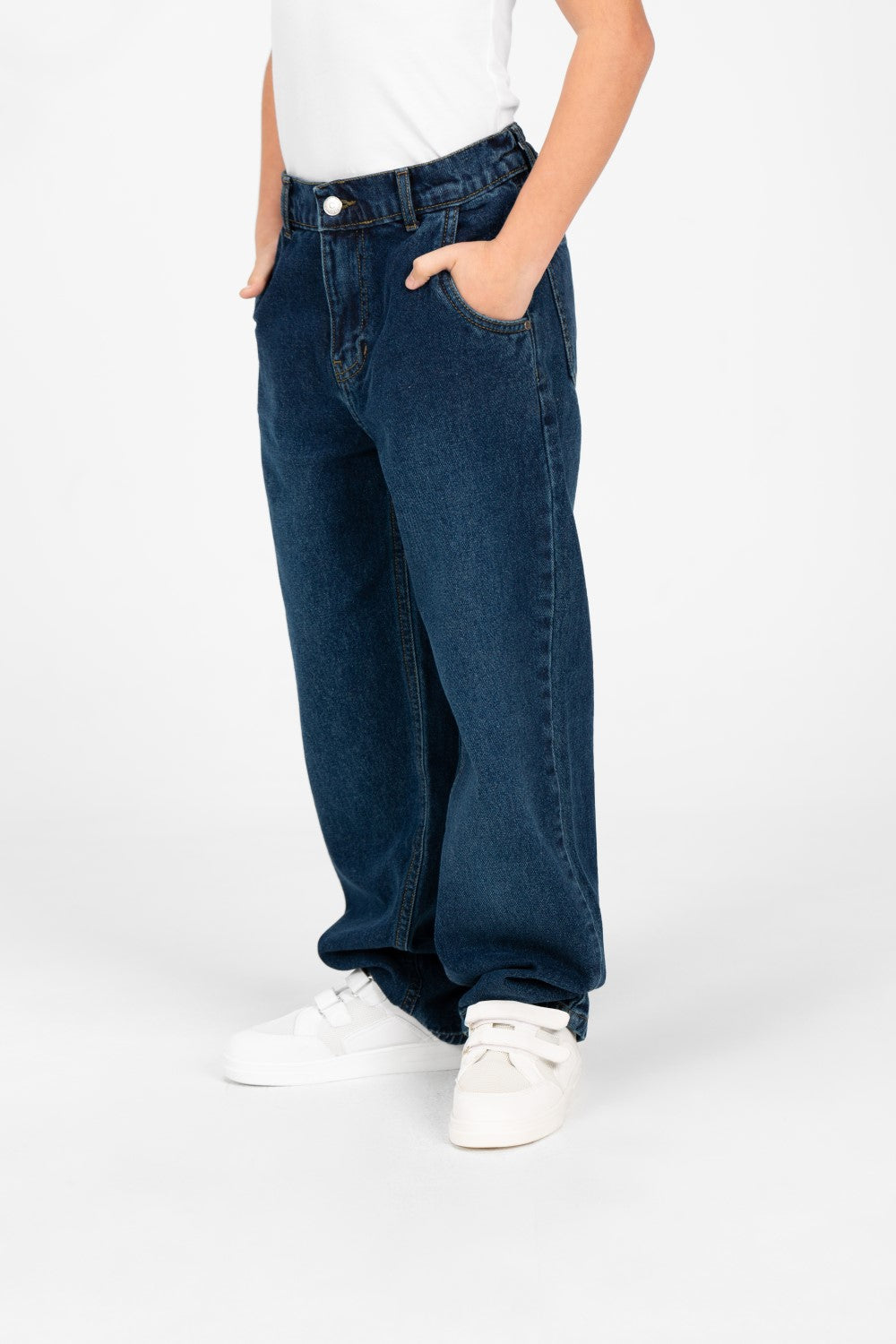 Boy's Boyfriend Jeans Pants In Modern Design