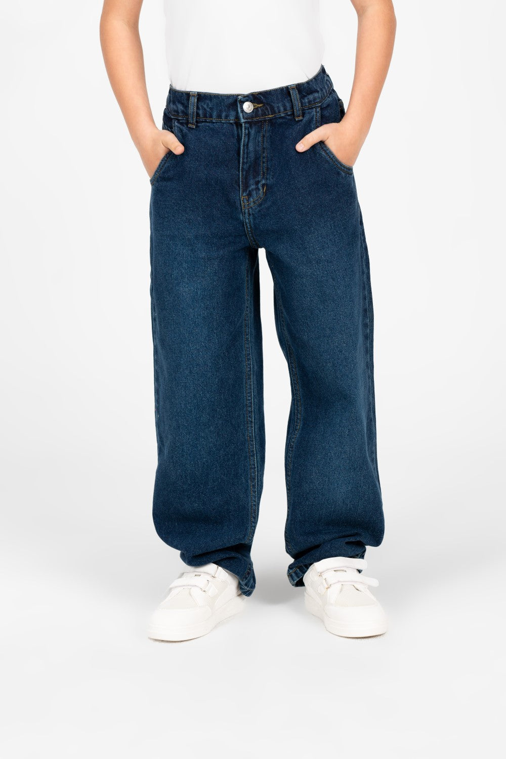 Boy's Boyfriend Jeans Pants In Modern Design