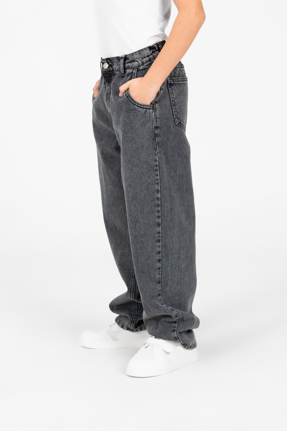 Boy's Boyfriend Jeans Pants In Modern Design