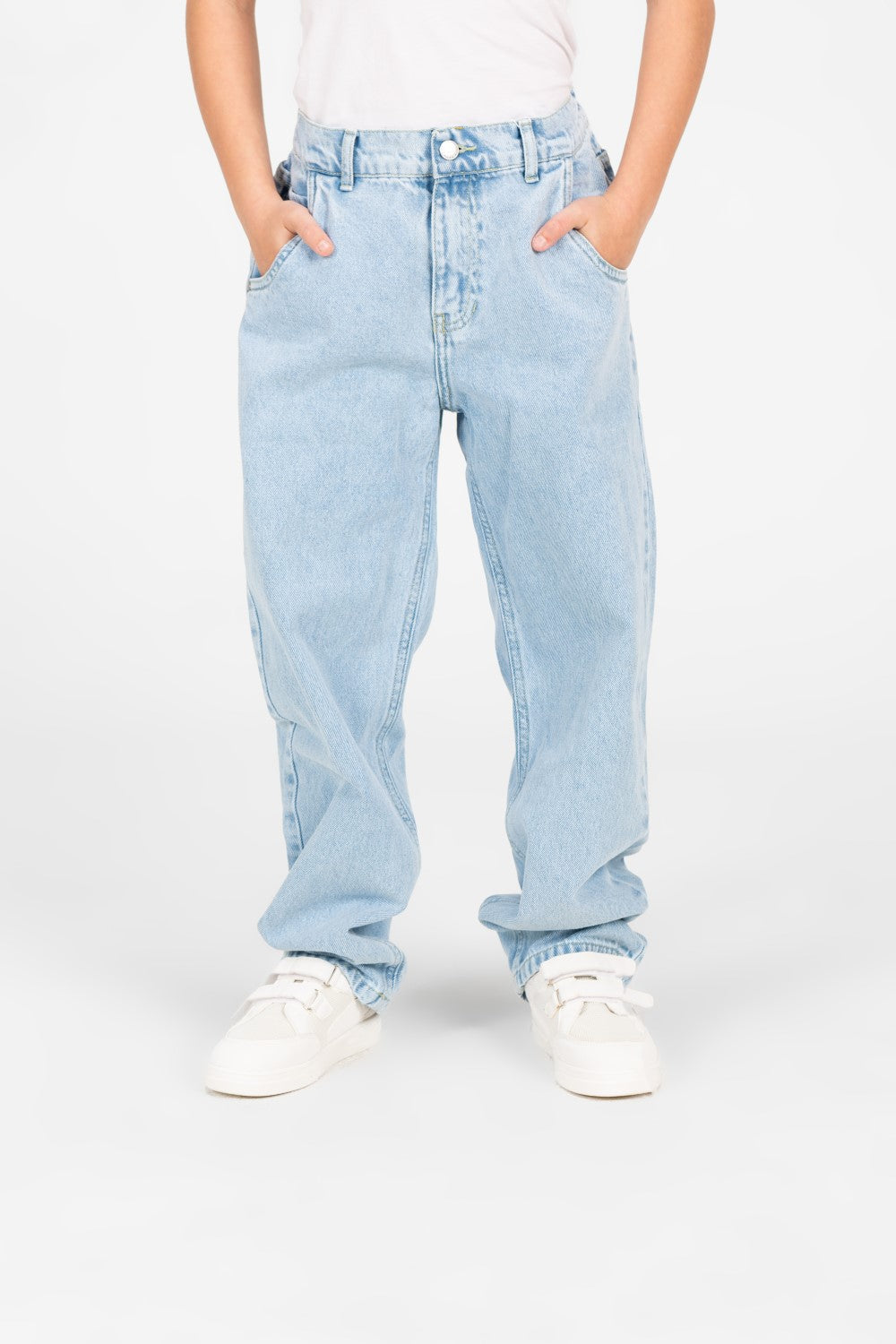 Boy's Boyfriend Jeans Pants In Modern Design